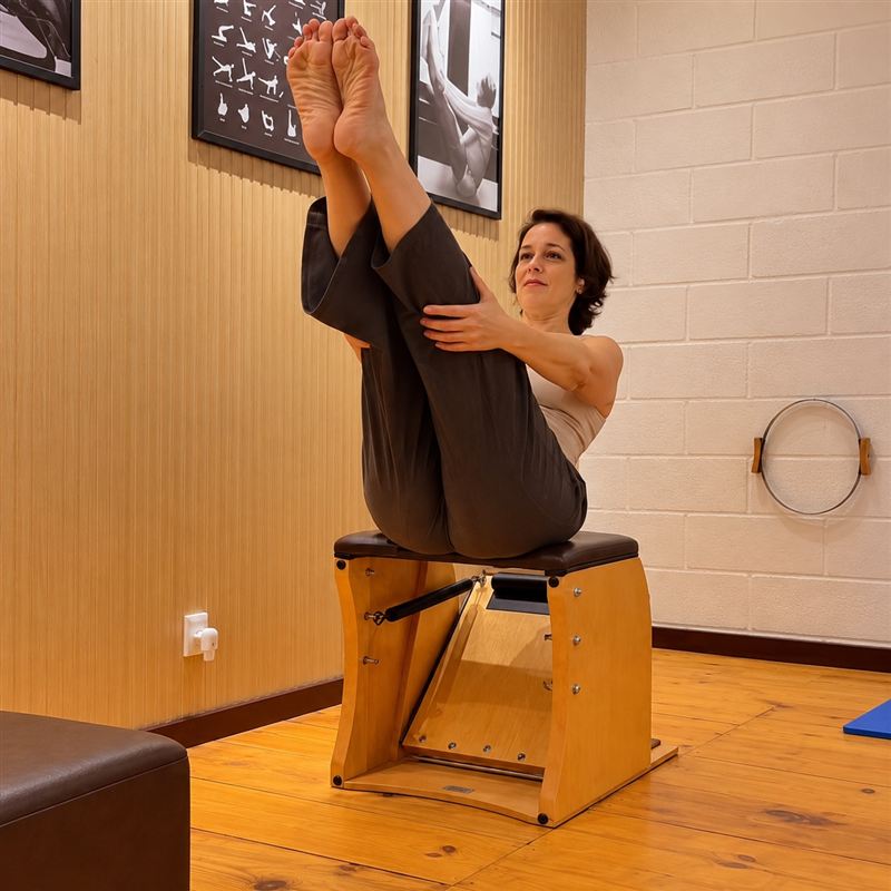 Exercício na wunda chair